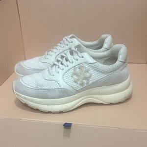 Tory Burch Women's Cream and White Sneakers